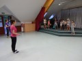 On stage