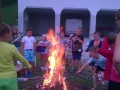 The fire