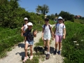 On our hike.
