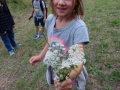 Picking flowers