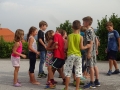 No kisses, just waterballoons.