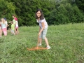 On the farm.