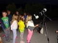 Gazing at stars.