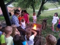 Blacksmith at work.