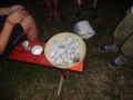 Potato in a container