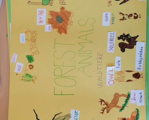 Forest animals poster